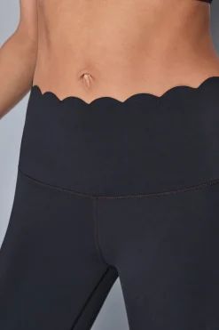 Dash and Stars Leggings COMPRESSIVE capri negro New