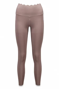 Dash and Stars Leggings COMPRESSIVE largo marrón nude Discount