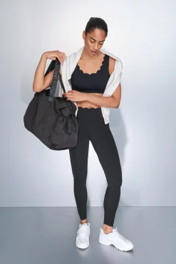 Dash and Stars Leggings COMPRESSIVE largo negro Outlet