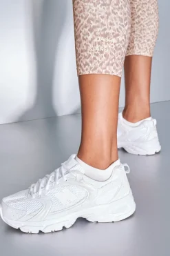 Dash and Stars Leggings 4D STRETCH animal print blanco beige Discount