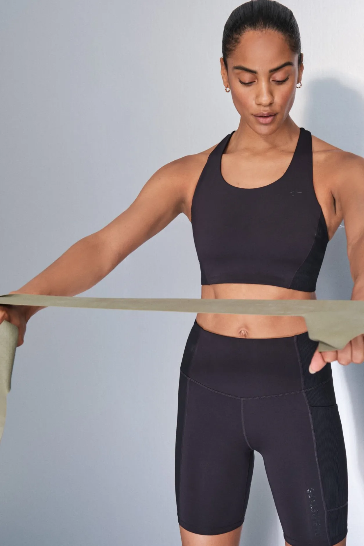 Dash and Stars Leggings 4D STRETCH ciclista negro New