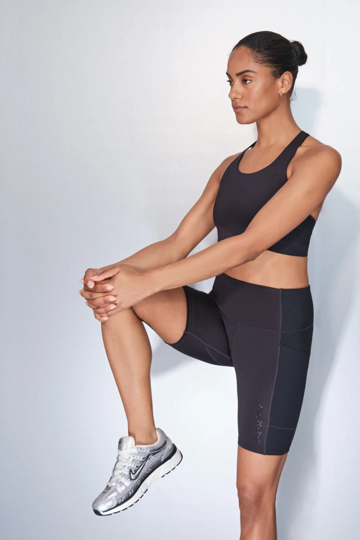 Dash and Stars Leggings 4D STRETCH ciclista negro New