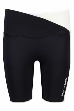 Dash and Stars Leggings 4D STRETCH ciclista y blanco negro Online