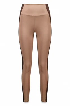 Dash and Stars Leggings 4D STRETCH color block nude Best