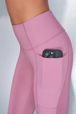 Dash and Stars Leggings 4D STRETCH crop rosa Best