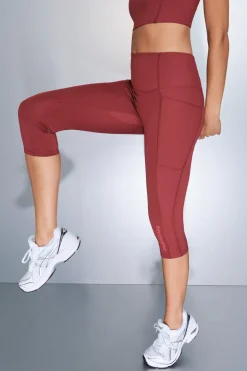 Dash and Stars Leggings 4D STRETCH pirata granate burdeos Sale