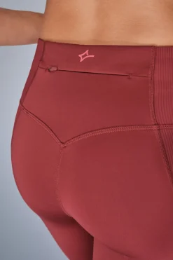 Dash and Stars Leggings 4D STRETCH pirata granate burdeos Sale