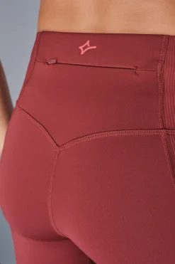 Dash and Stars Leggings 4D STRETCH tobillero granate burdeos Outlet