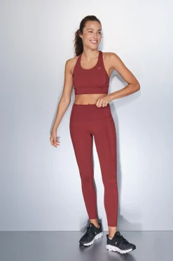 Dash and Stars Leggings 4D STRETCH tobillero granate burdeos Outlet