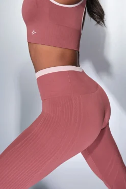 Dash and Stars Leggings largos SEAMLESS COMFORT rosa Sale