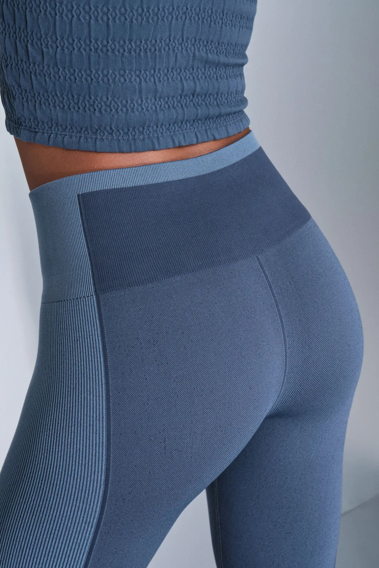 Dash and Stars Leggings largos SEAMLESS COMFORT azul