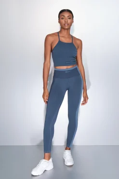 Dash and Stars Leggings largos SEAMLESS COMFORT azul