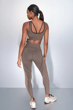 Dash and Stars Leggings largos SEAMLESS COMFORT marrón marr&oacute;n Best