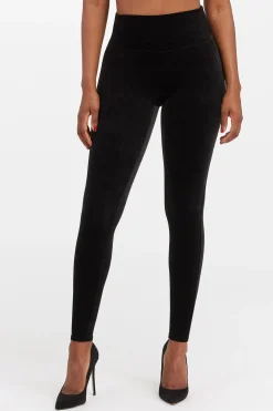 Spanx Leggins moldeadores terciopelo negro Discount