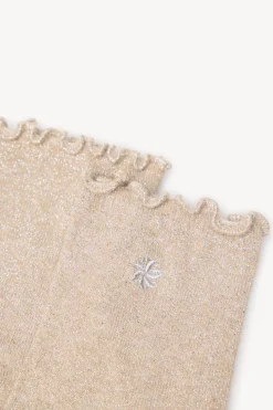 Hoss Intropia Lorena. Calcetines glitter Beige Best