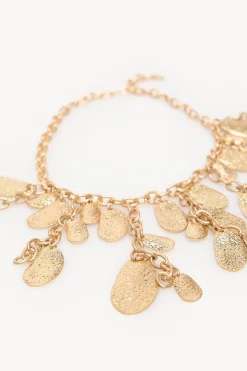 Hoss Intropia Lucy. Collar eslabones bañado en oro Dorado Hot