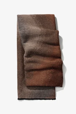 Vilanova Manta Bufanda Plisada Estampada Marrón Hot