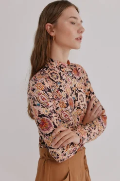 Hoss Intropia Mara. Camiseta estampada Estampado Marron Online