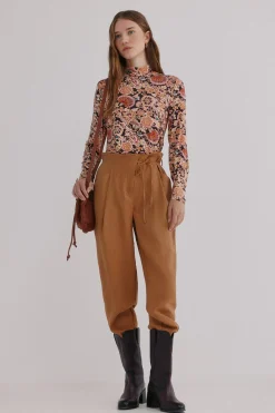 Hoss Intropia Mara. Camiseta estampada Estampado Marron Online