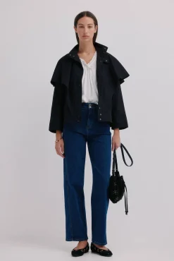 Hoss Intropia Marina. Camiseta bordada Blanco Hot