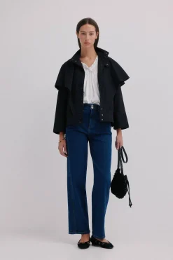 Hoss Intropia Marina. Camiseta bordada Blanco Hot