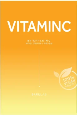 Barulab Mascarilla de tejido con Vitamina C naranja Hot