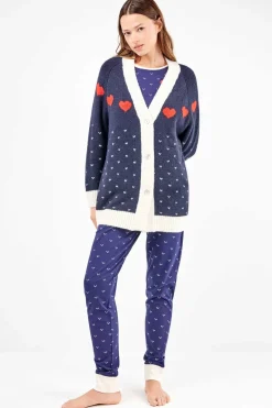 Gisela Maxi rebeca tricot blanco Clearance