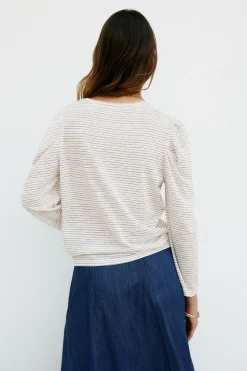 Hoss Intropia Milena. Camiseta a rayas Beige Best