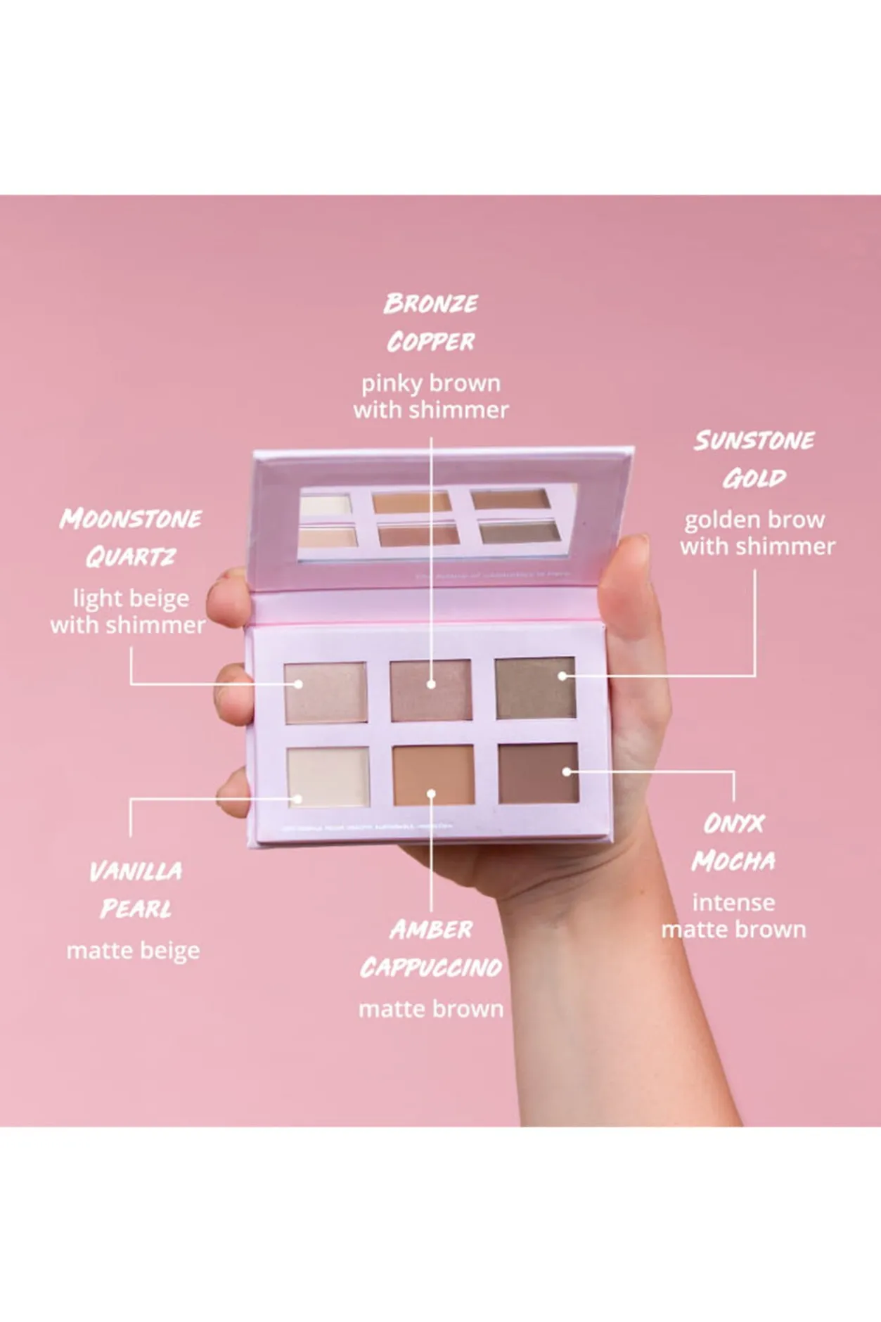 Freshly Cosmetics Mineral Eyeshadow Paleta blanco Sale