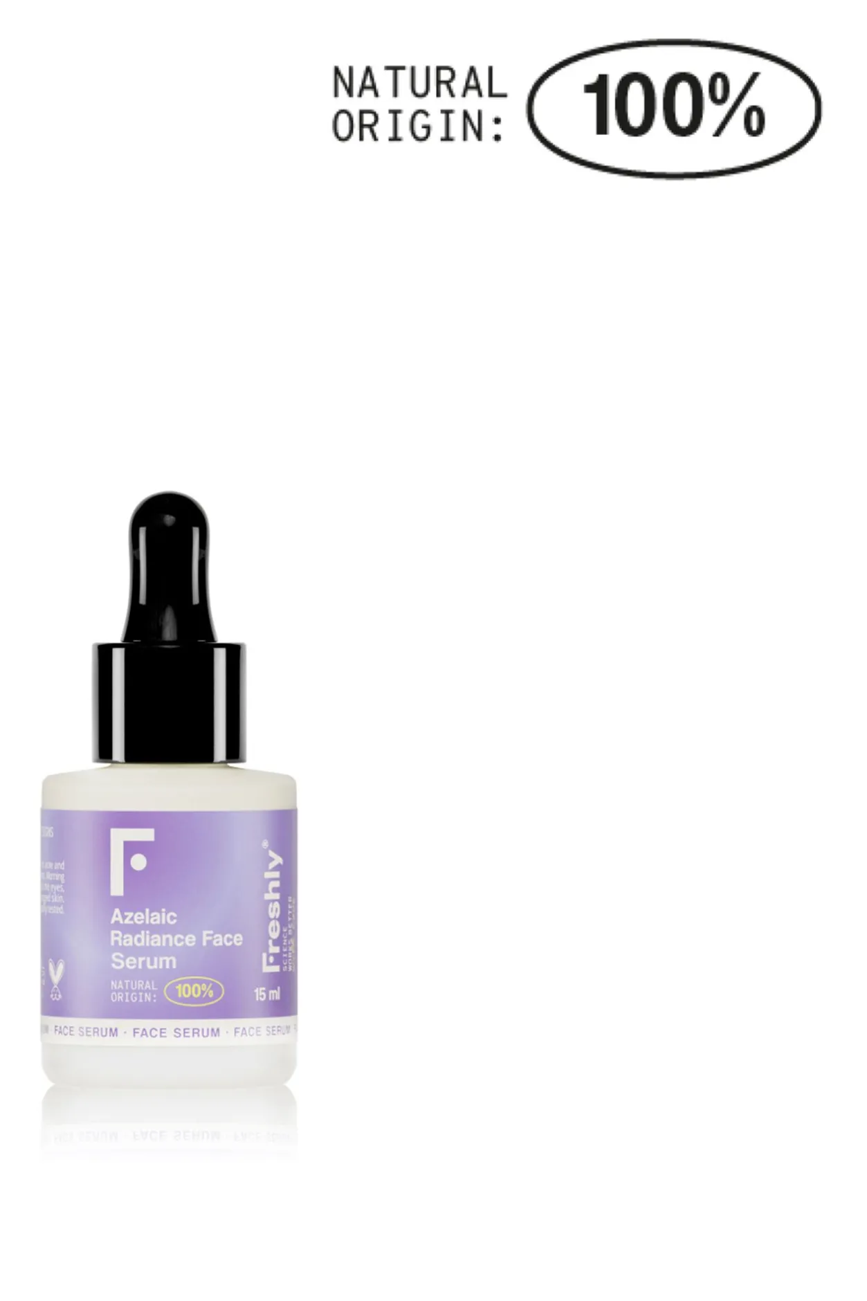 Freshly Cosmetics Mini serum acné facial y piel reactiva 100% natural (15ml) blanco Outlet