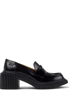 Camper Mocasines de piel negro Outlet