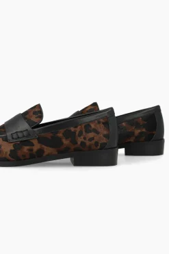 Lodi Mocasines en piel efecto animal print Estampado marrón Best