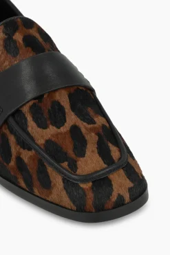 Lodi Mocasines en piel efecto animal print Estampado marrón Best
