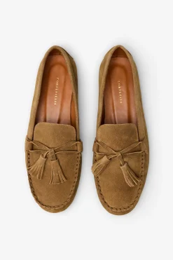 Cortefiel Mocasín borlas serraje Arena