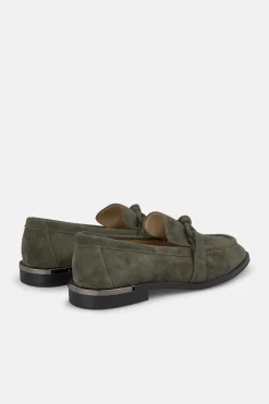 Alma en Pena Mocasín detalle nudo Kaki Discount