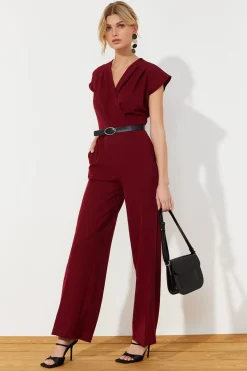 Trendyol Mono cruzado burdeos New