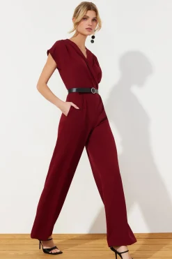 Trendyol Mono cruzado burdeos New