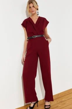 Trendyol Mono cruzado burdeos New