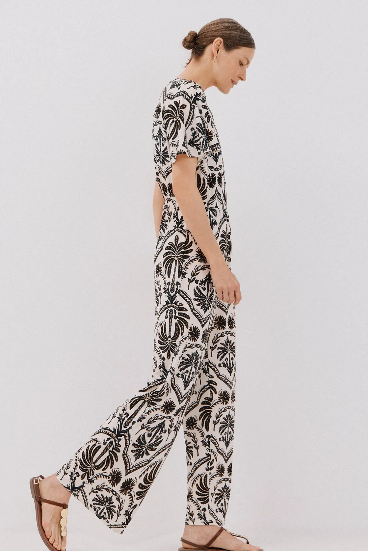 Cortefiel Mono estampado Estampado blanco Discount