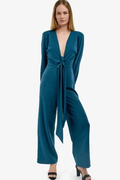 Cuplé Mono lazo manga larga Azul