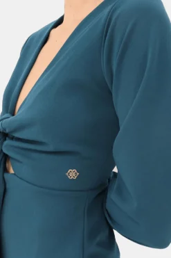 Cuplé Mono lazo manga larga Azul