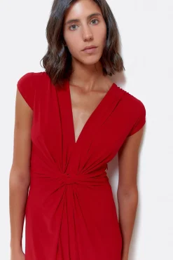 Cuplé Mono nudo punto circular Rojo Online