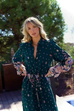 Jaase Mono Rita estampado Estella Turquesa Best