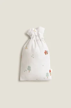 Textura Muselina gasa algodón casitas blanco Clearance