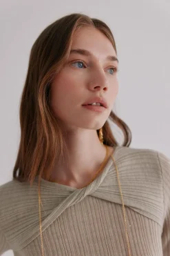 Hoss Intropia Nabila. Top con detalle de nudo Verde Sale