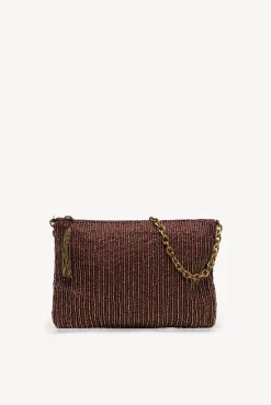 Hoss Intropia Nahia. Bolso de abalorios Granate Best