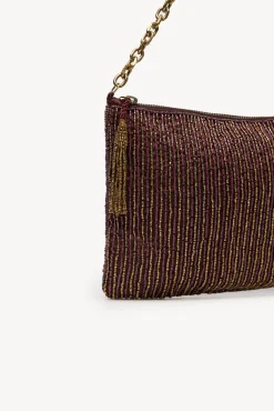 Hoss Intropia Nahia. Bolso de abalorios Granate Best