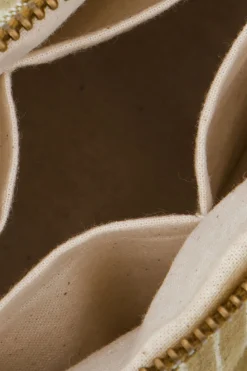 Meraki Neceser de maquillaje oliva oscuro estampado Online