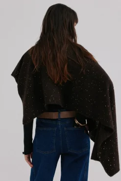 Hoss Intropia Nerea. Capa con lurex Marron Discount