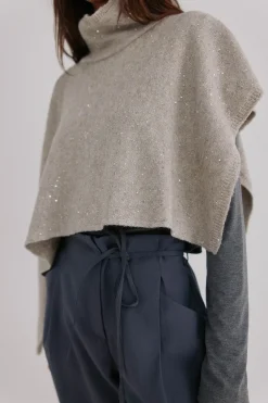 Hoss Intropia Nerea. Capa con lurex Gris Hot